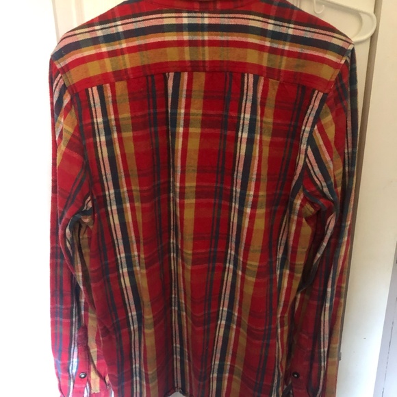 Small Vintage Bluenotes Flannel Shirt - Picture 3 of 4